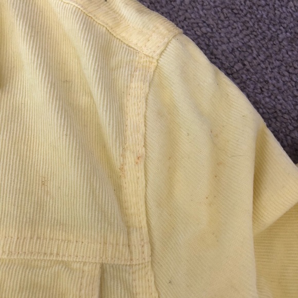Theory yellow corduroy jacket/blazer sz s - Picture 4 of 8